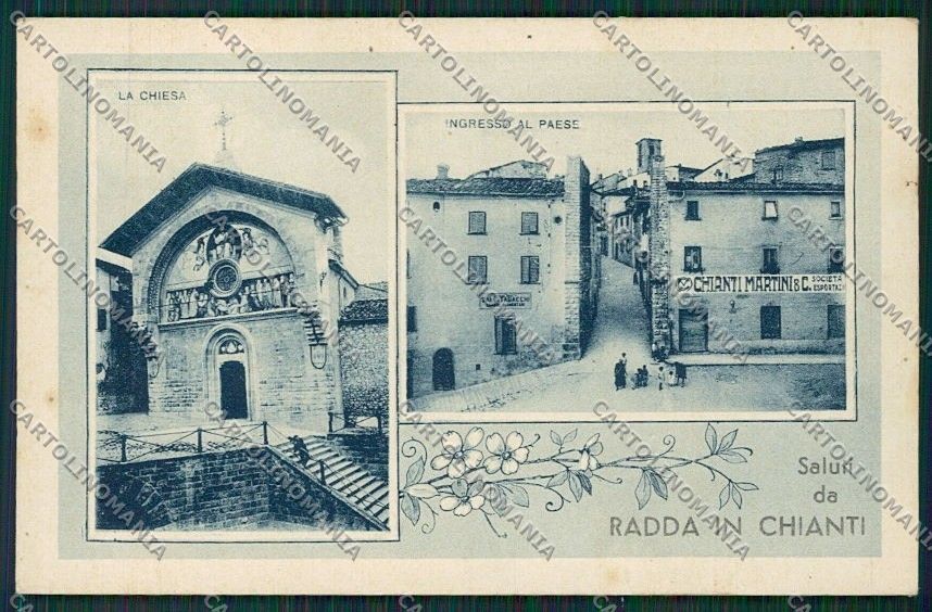 Siena Radda in Chianti Saluti da cartolina QQ1850 – fronte