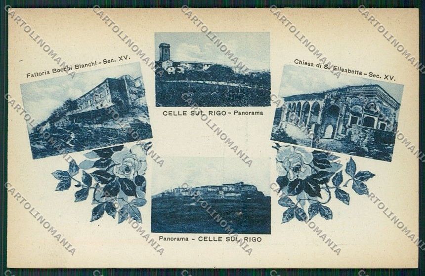 Siena Celle sul Rigo cartolina QQ1877 – fronte