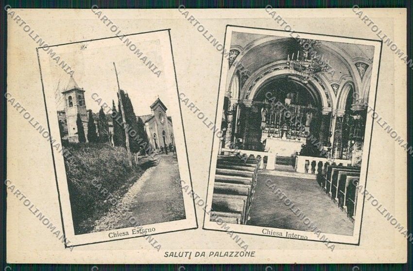 Siena Palazzone Saluti da cartolina QQ1879 – fronte