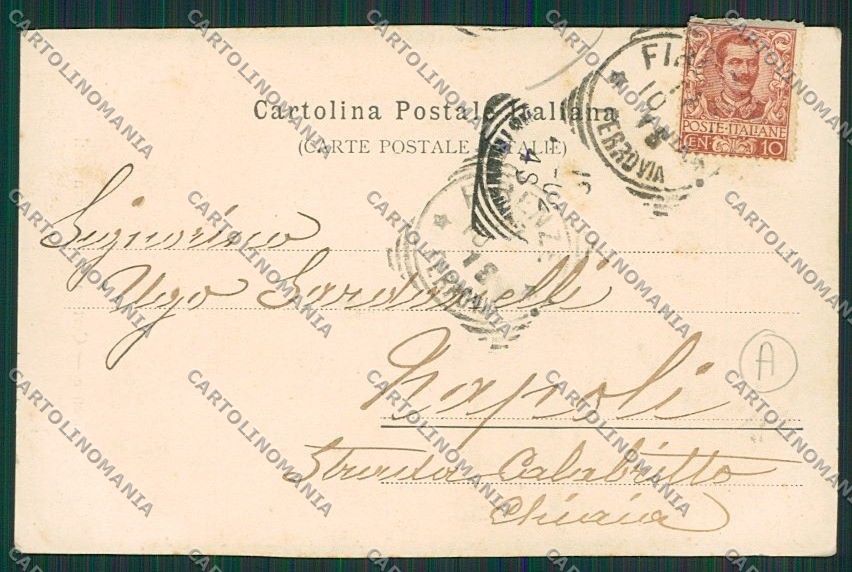 Firenze Città cartolina QQ1887 – retro