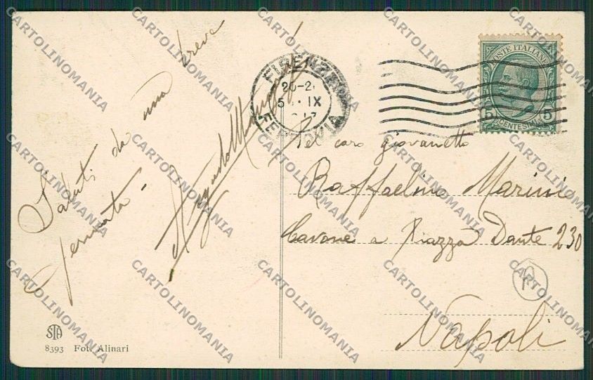 Firenze Città cartolina QQ1894 – retro