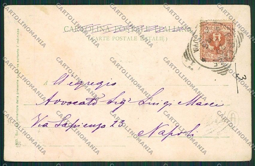 Firenze Città cartolina QQ1898 – retro