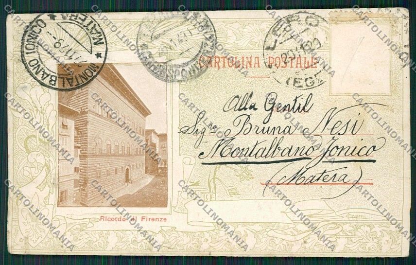 Firenze Città cartolina QQ1904 – fronte