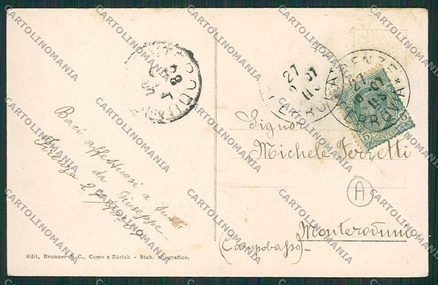 Firenze Città cartolina QQ1905 – retro