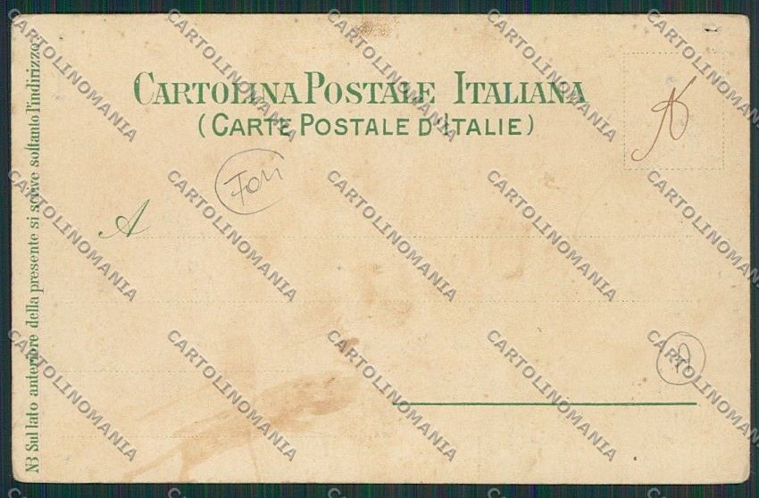 Firenze Città FORI cartolina QQ1907 – retro
