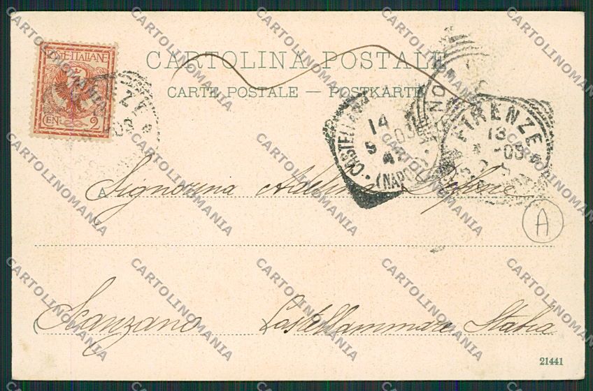 Firenze Città cartolina QQ1908 – retro