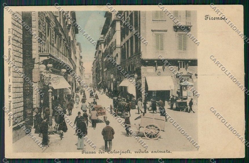 Firenze Città SCOLLATA cartolina QQ1951 – fronte