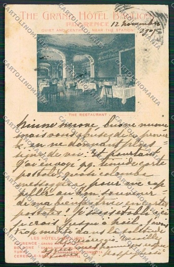 Firenze Città PIEGHE Pubblicitaria cartolina QQ1952 – fronte