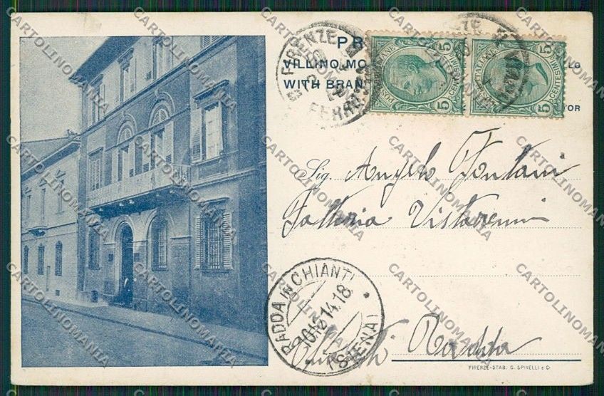 Firenze Città PIEGHINA cartolina QQ1963 – fronte