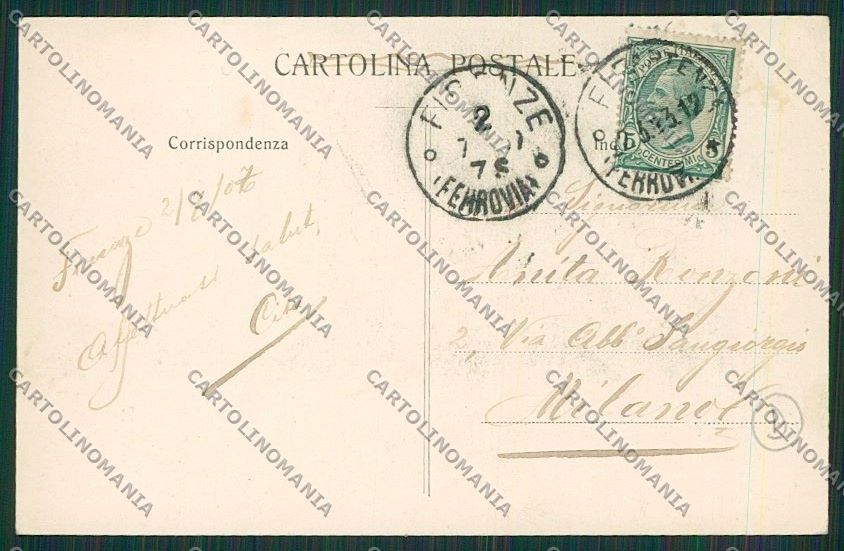 Firenze Città cartolina QQ2032 – retro