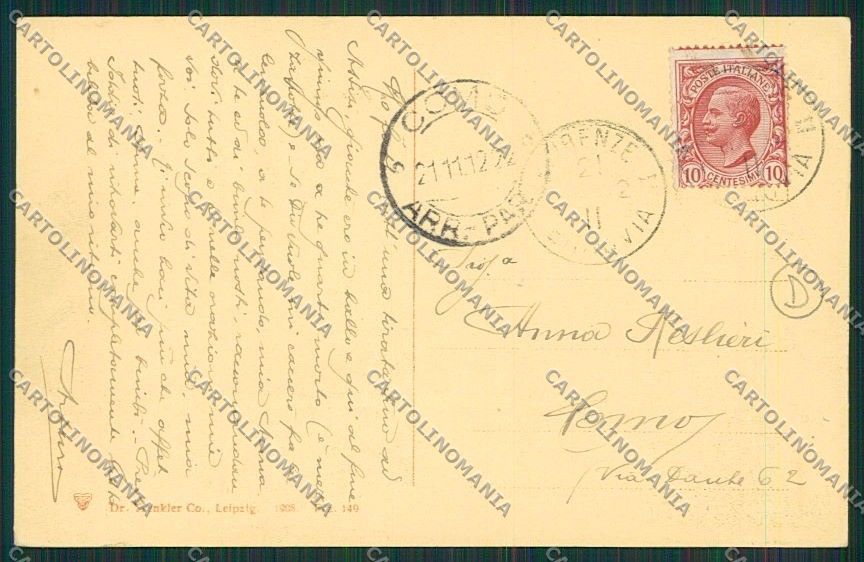 Firenze Città FORO cartolina QQ2045 – retro