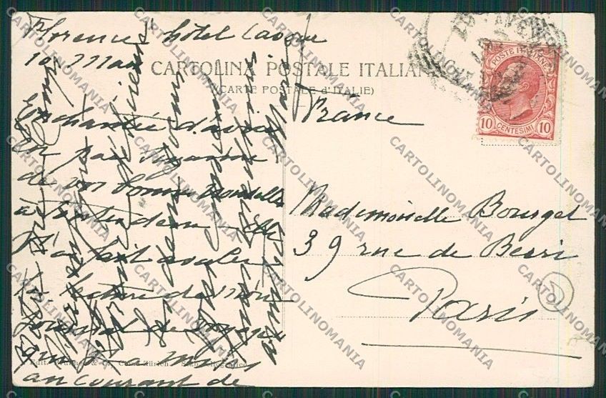 Firenze Città Pecore STRAPPINO cartolina QQ2052 – retro