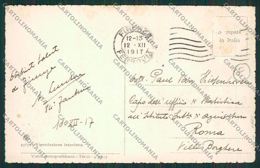 Firenze Città cartolina QQ2076 – retro