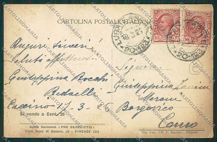 Firenze Città cartolina QQ2094 – retro