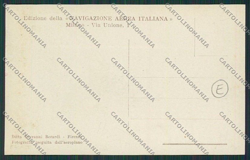 Firenze Città Navigazione Aerea Foto cartolina QQ2110 – retro