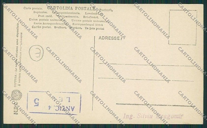 Firenze Città NPG Foto cartolina QQ2120 – retro