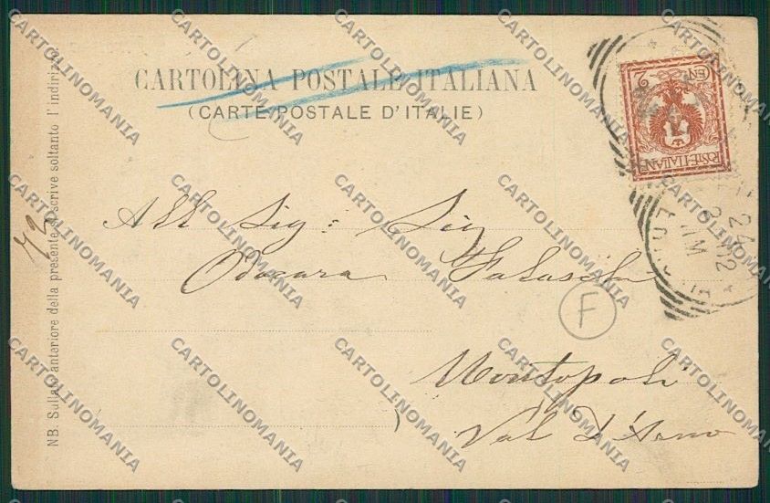 Firenze Città FORO cartolina QQ2124 – retro