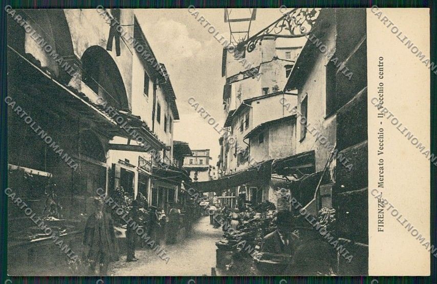 Firenze Città Mercato Vecchio cartolina QQ2149 – fronte