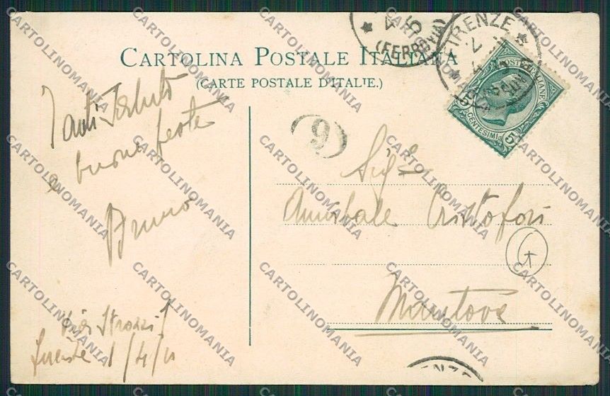 Firenze Città Pubblicitaria cartolina QQ2151 – retro
