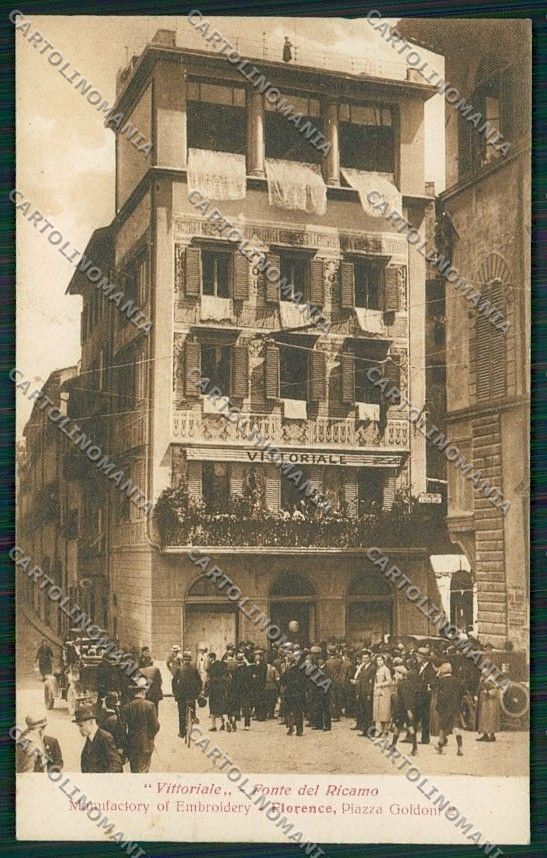 Firenze Città Pubblicitaria Ricamo cartolina QQ2162 – fronte