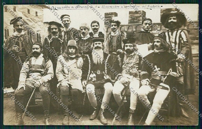 Firenze Città De Medici Costumi Foto cartolina QQ2168 – fronte