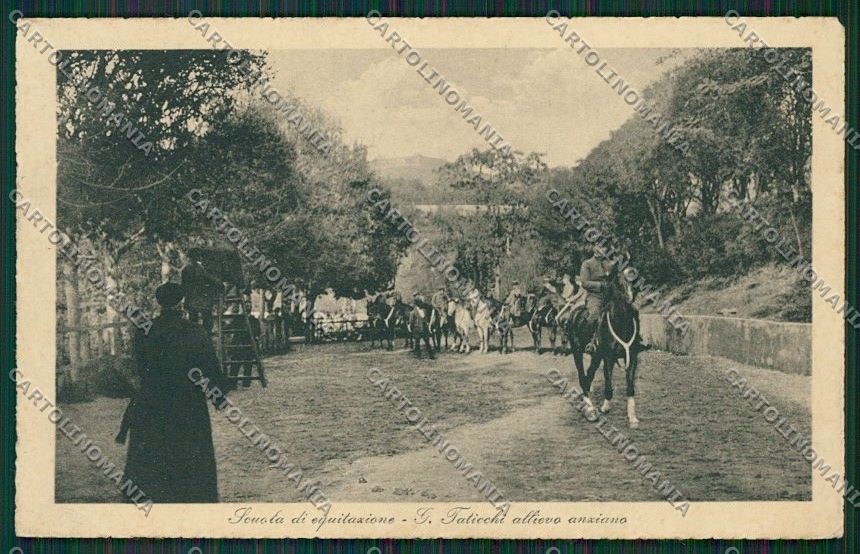 Firenze Città Militari Equitazione Fotografo cartolina QQ2173 – fronte