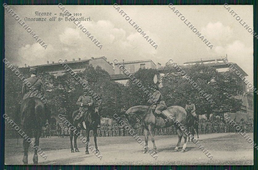Firenze Città Bersaglieri Militari cartolina QQ2178 – fronte
