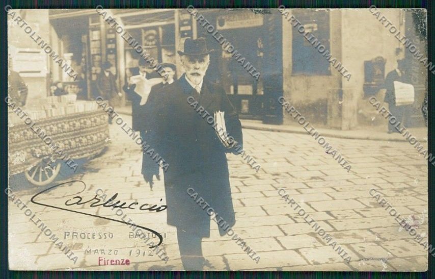 Firenze Città Processo Bastogi ABRASA Foto cartolina QQ2194 – fronte