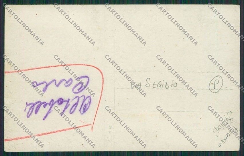 Firenze Città Processo Bastogi ABRASA Foto cartolina QQ2194 – retro