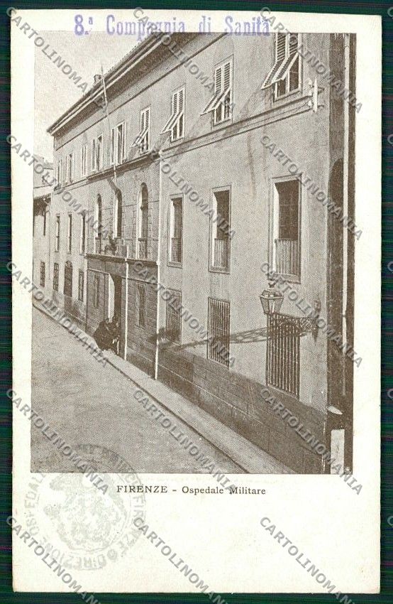 Firenze Città Ospedale Militare Militari cartolina QQ2196 – fronte