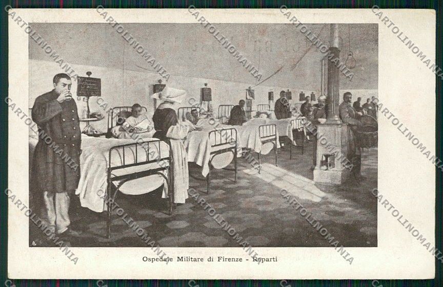 Firenze Città Ospedale Militare Militari cartolina QQ2200 – fronte