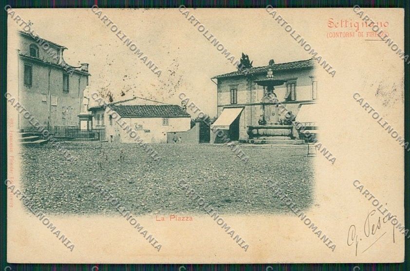 Firenze Settignano PIEGHINA cartolina QQ2231 – fronte