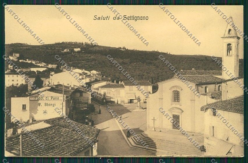 Firenze Settignano Sborgi cartolina QQ2233 – fronte