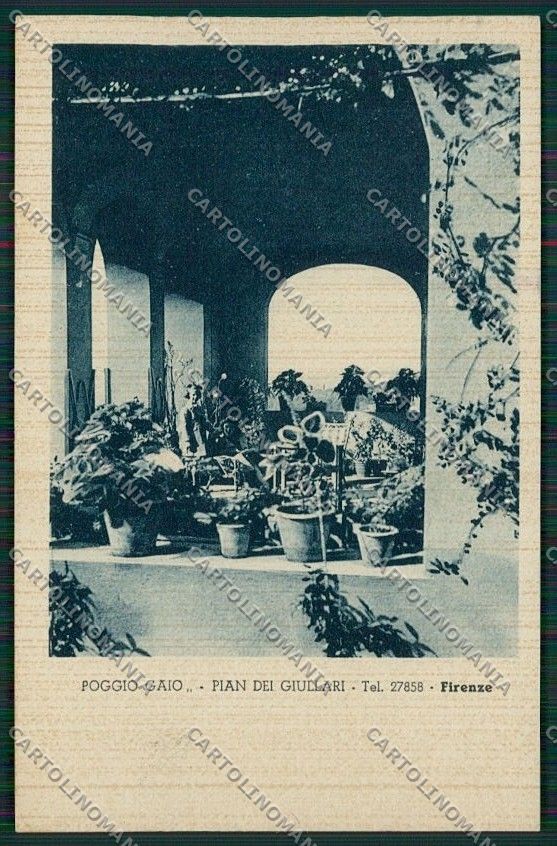 Firenze Poggio Gaio Pian dei Giullari cartolina QQ2239 – fronte