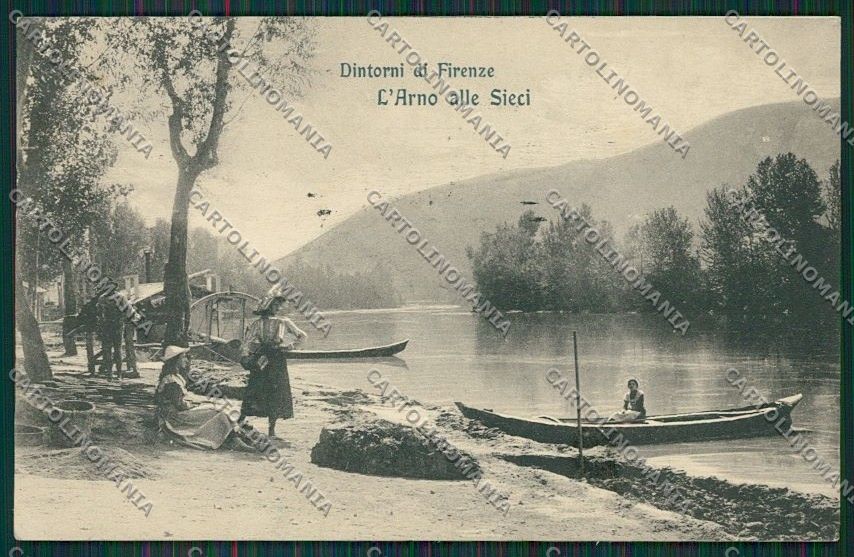 Firenze Arno alle Sieci cartolina QQ2240 – fronte