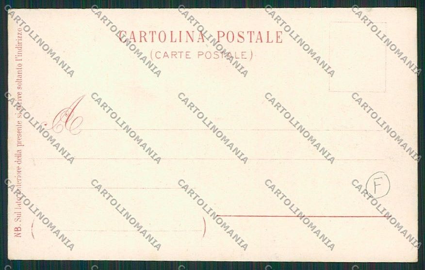 Firenze Borgo San Lorenzo cartolina QQ2260 – retro