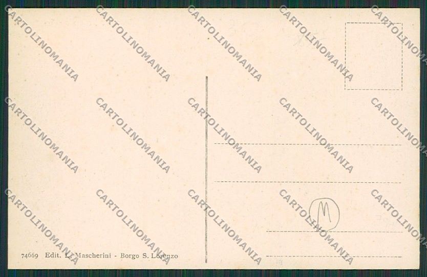 Firenze Borgo San Lorenzo Treno cartolina QQ2265 – retro