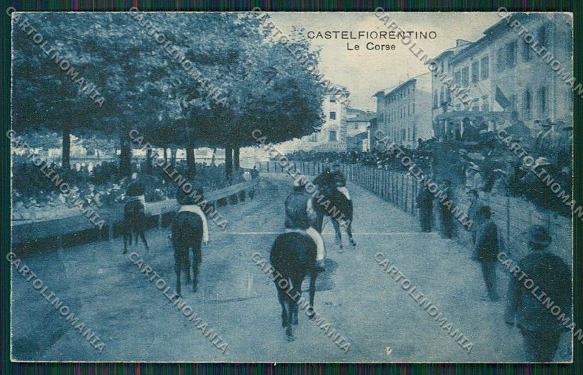 Firenze Castelfiorentino Ippica Palio cartolina QQ2272 – fronte
