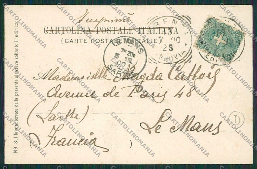 Firenze Fiesole Tram cartolina QQ2287 – retro