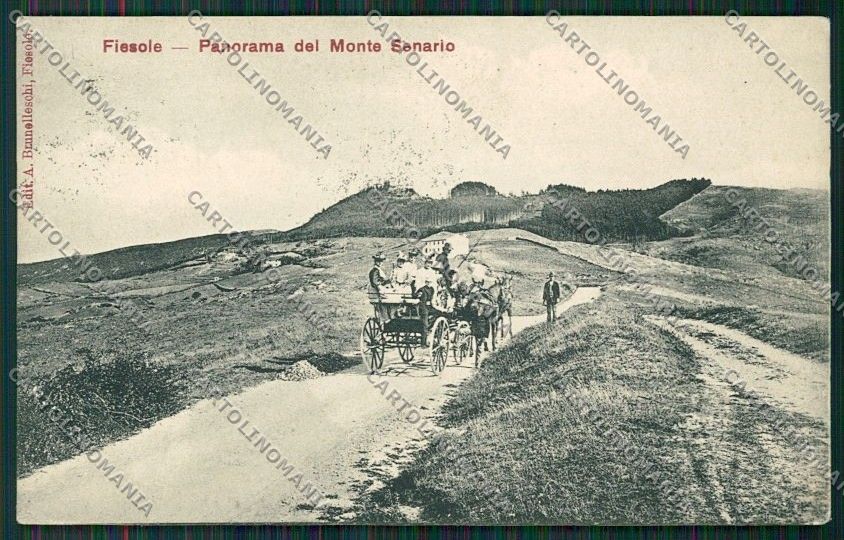 Firenze Fiesole Monte Senario cartolina QQ2305 – fronte