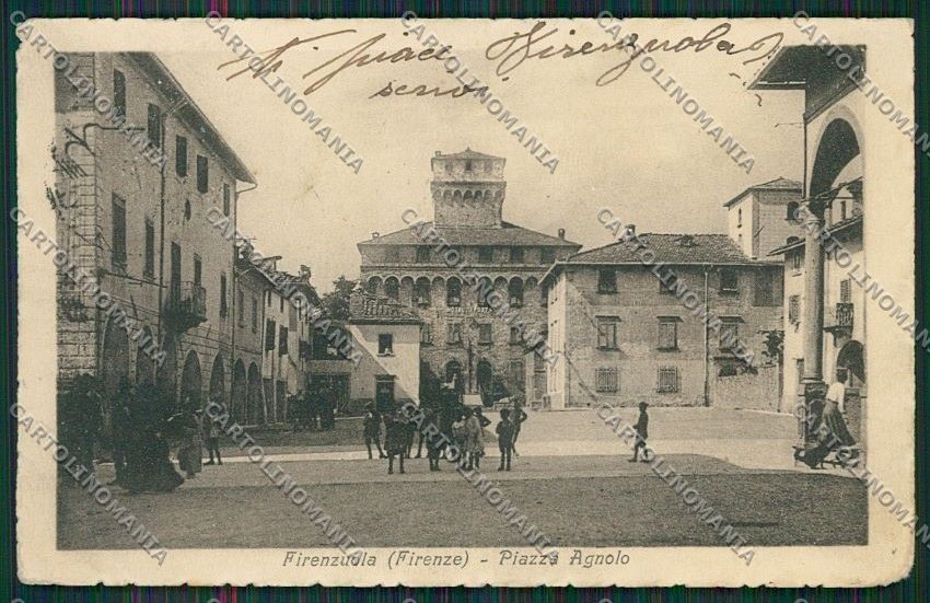 Firenze Firenzuola PIEGA ABRASA cartolina QQ2325 – fronte