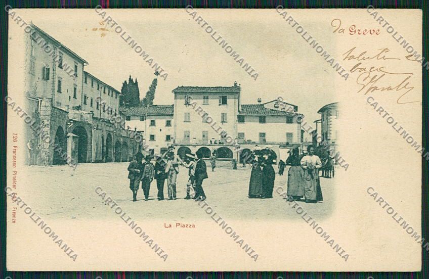 Firenze Greve in Chianti cartolina QQ2338 – fronte