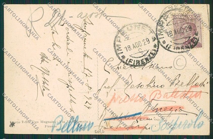 Firenze Impruneta cartolina QQ2352 – retro