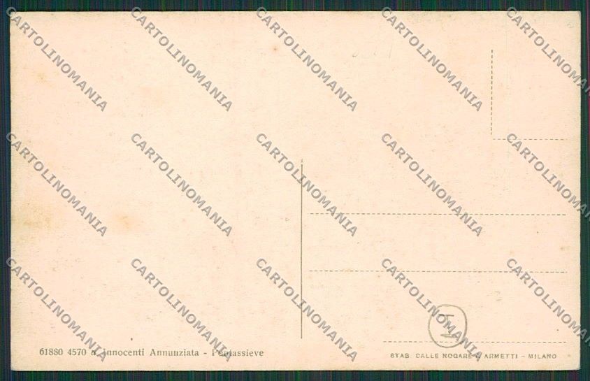 Firenze Pontassieve cartolina QQ2378 – retro