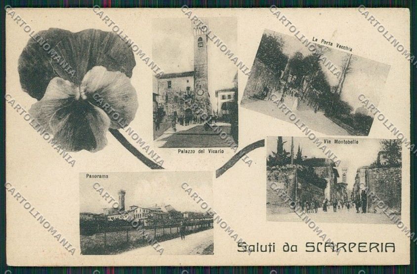 Firenze Scarperia Saluti da cartolina QQ2398 – fronte