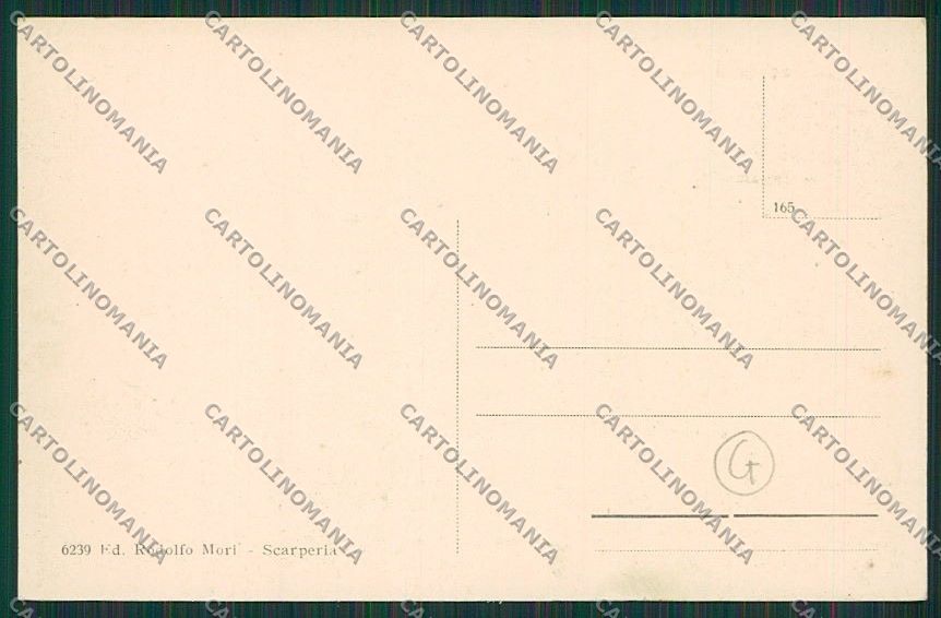 Firenze Scarperia Ponsalla cartolina QQ2401 – retro
