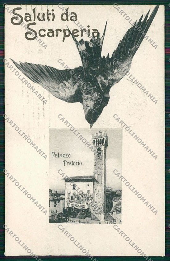 Firenze Scarperia Saluti da cartolina QQ2403 – fronte