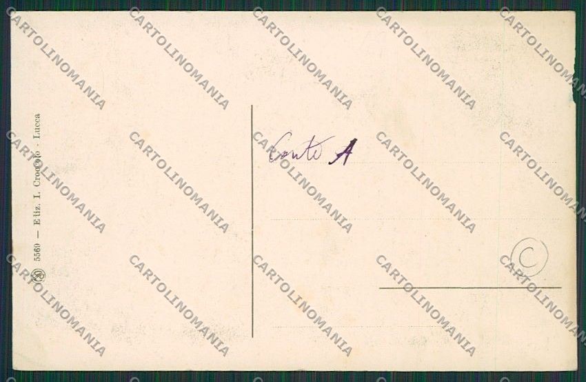 Lucca Città ABRASA cartolina QQ2461 – retro
