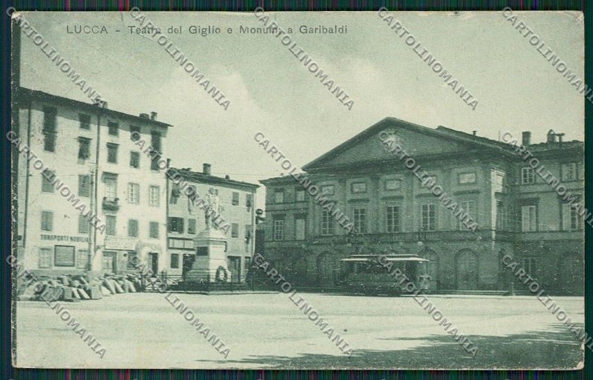 Lucca Città Garibaldi Teatro cartolina QQ2462 – fronte