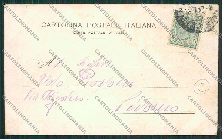Lucca Città PIEGHINE cartolina QQ2464 – retro